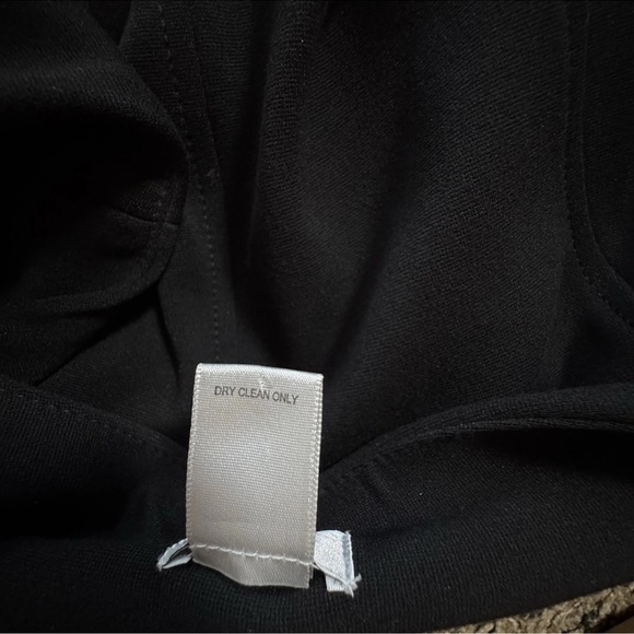 Cache Black Mini Skirt Women’s Size 10 Silver Zipper Detail Bodycon 90’s Vibe - Picture 4 of 5